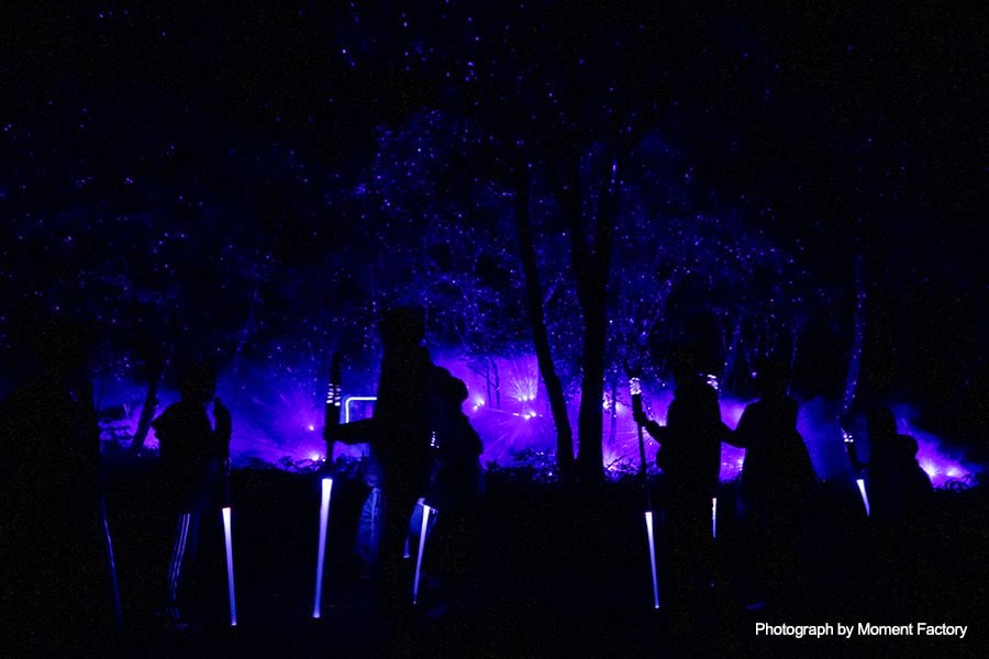案例｜大发28为壮观的Kamuy Lumina魔法夜行旅游项目提供配乐设备