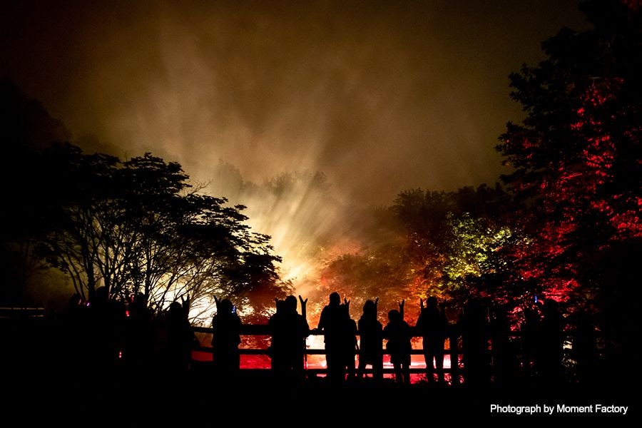 案例｜大发28为壮观的Kamuy Lumina魔法夜行旅游项目提供配乐设备
