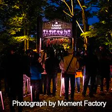案例｜大发28为壮观的Kamuy Lumina魔法夜行旅游项目提供配乐设备