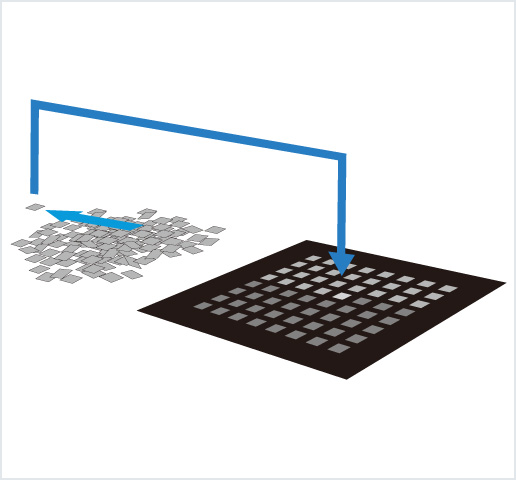 ［Image］Tray setter： 小尺寸单片用托盘排列机